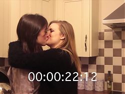 Rose & Rosie lesbian kisses!!